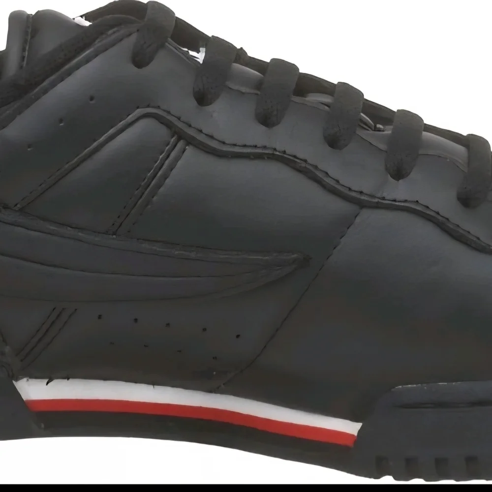 Fila Men's Original Fitness Fashion Sneaker, Black/White/Red - Picture 4 of 8